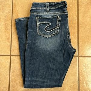 Silver Suki Straight Jeans - 18